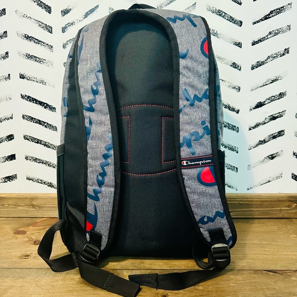 Champion Grey Navy Blue unisex-adult Advocate Backpack - Picture 2 of 9
